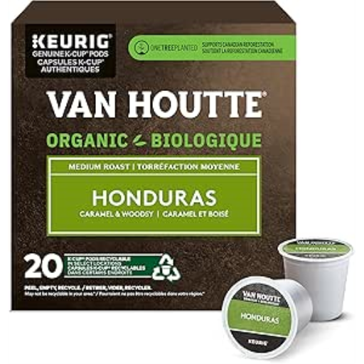 COFFEE-K CUP VAN HOUTTE HONDURAS EXTRA BOLD MEDIUM ROAST 20/BX – – K-Cups – Keurig