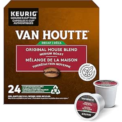 COFFEE-K CUP VAN HOUTTE ORIGINAL HOUSE DECAF 24/BX-34717 24/BX – – K-Cups – Keurig