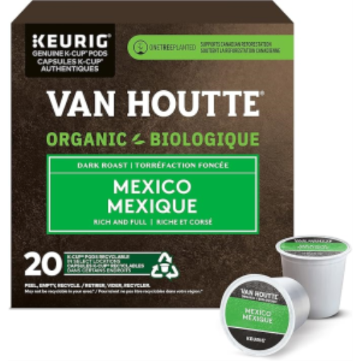 COFFEE-K CUP VAN HOUTTE MEXICO FAIR TRADE ORGANIC 20/BX – – K-Cups – Keurig