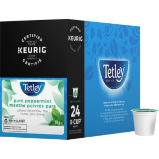 TEA-K CUP TETLEY PURE PEPPERMINT 24/BX 24/BX – – K-Cups – Keurig