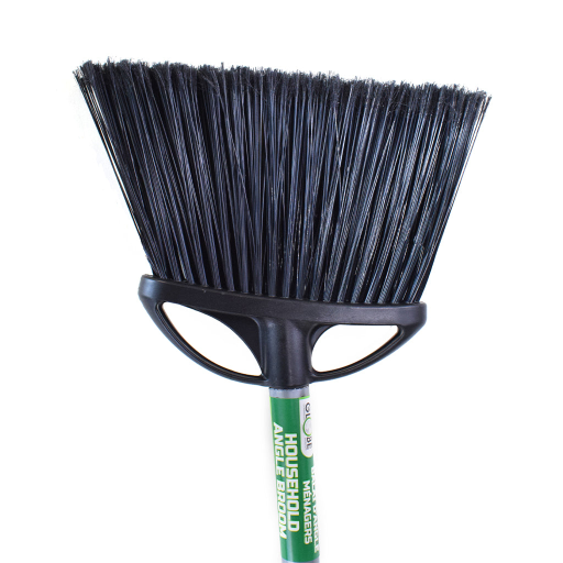 10" Angle Broom w/ 48" Metal Handle – Floor Cleaning | Globe Commercial Products