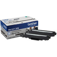 Brother Genuine TN227 2PK High-Yield Black Toner Cartridge Multipack - Vonex