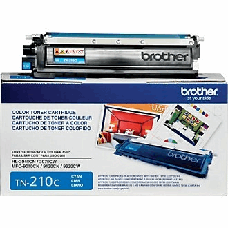 Brother TN210C Cyan Toner Cartridge, Standard Yield - Vonex