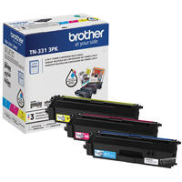 Brother Genuine TN331 3PK Standard-Yield Colour Toner Cartridge Multipack - Vonex