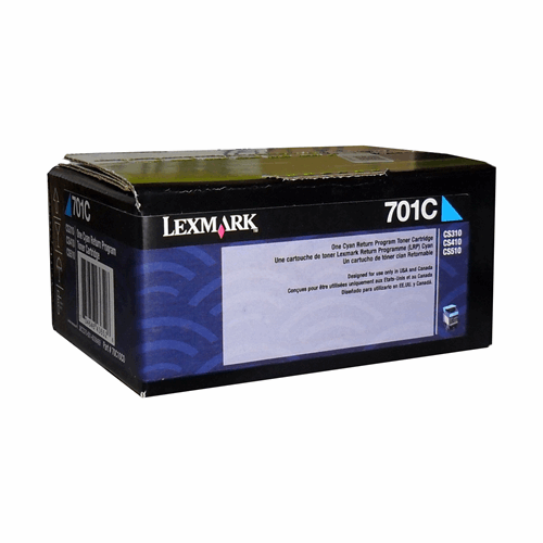 Lexmark CS/CX310,410,510 Cyan Return Program 1K Toner Cartridge - Vonex