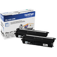 Brother Genuine TN433 2PK High-Yield Black Toner Cartridge Multipack - Vonex