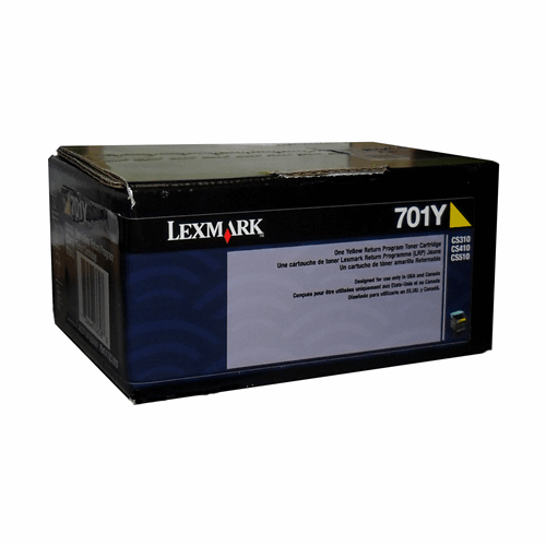 Lexmark CS/CX310,410,510 Yellow Return Program 1K Toner Cartridge - Vonex