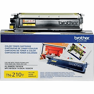 Brother TN210Y Yellow Toner Cartridge, Standard Yield - Vonex