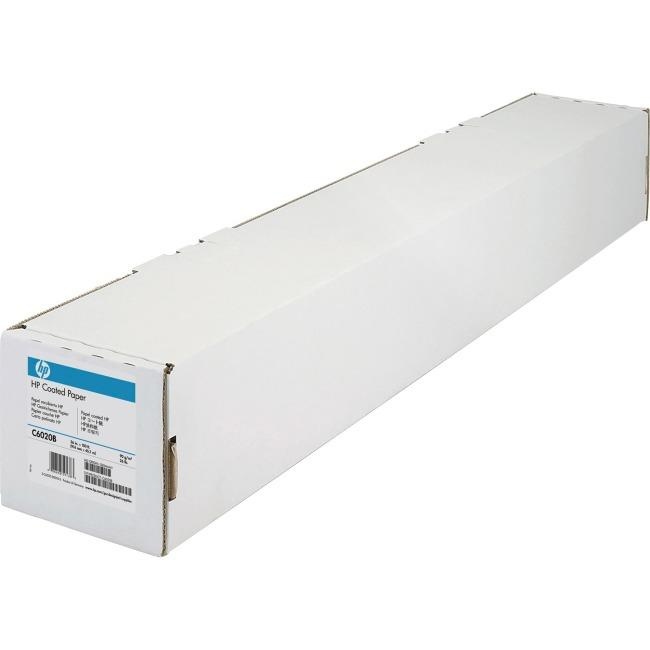 HP Coated Paper 114 microns (4.5 mil) • 90 g/m² (24 lbs) • 36 in x 150 ft - Vonex