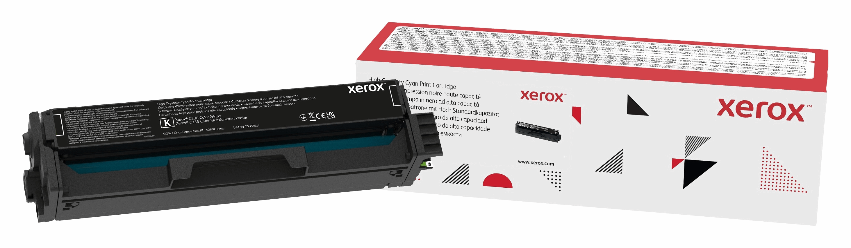 006R04391 Xerox Black HC Print Cartridge, Xerox C230 / C235 Color Printer/Multifunction - Vonex