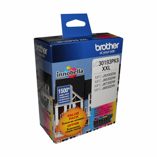 Brother LC3019 3PK Super Yield Color Ink Cartridges – – Inkjets – Brother