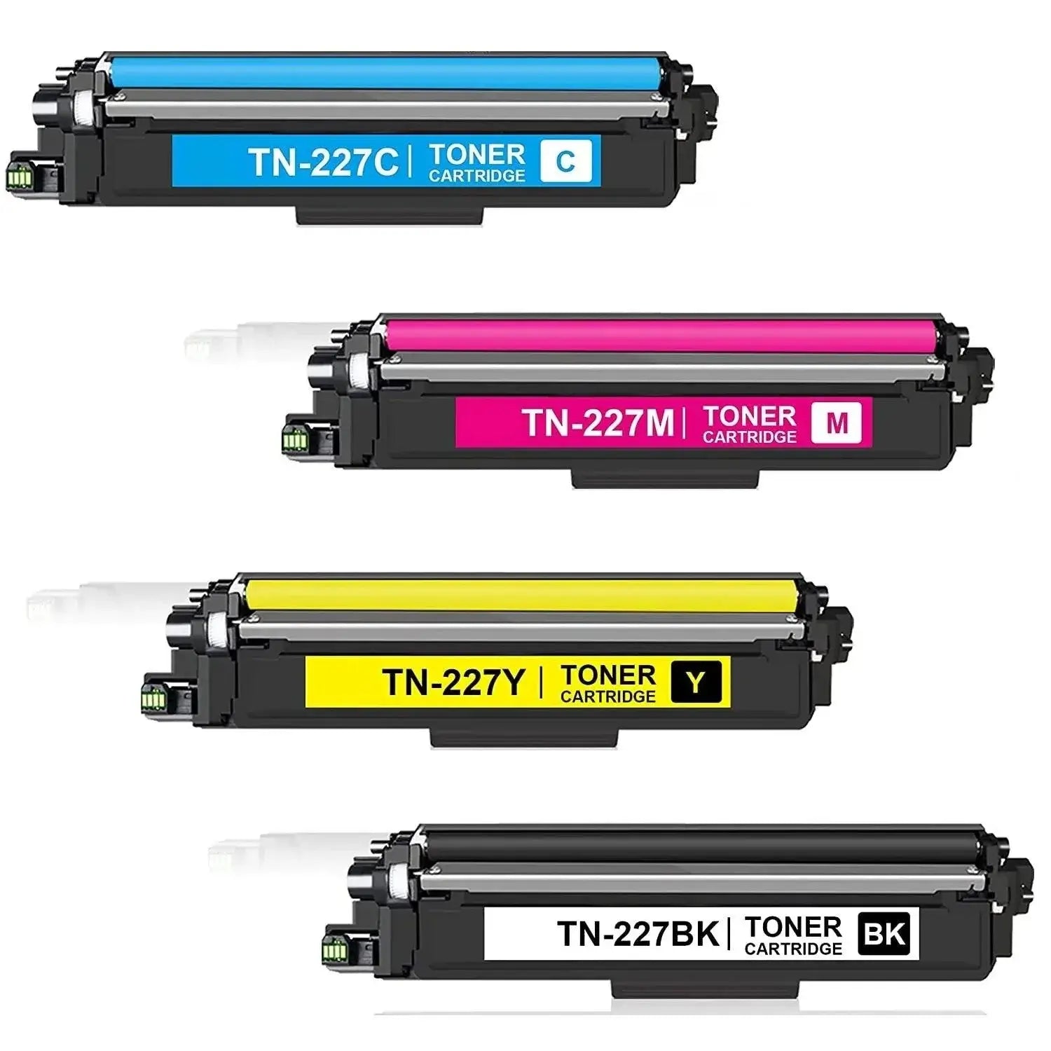 BROTHER TN227 Compatible Toner Cartridge Combo High Yield B/M/Y/C - Vonex