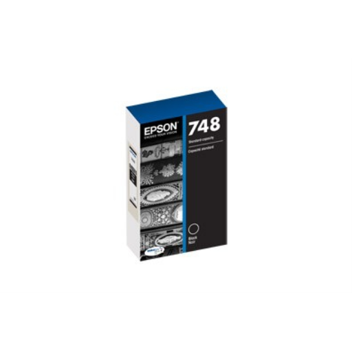 T748120 Epson T748 Black Original Ink Cartridge – – Inkjets – Epson
