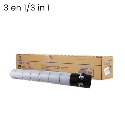 Rosy Brown Konica Minolta TN-324K (A8DA130) OEM Noir Toner 28K