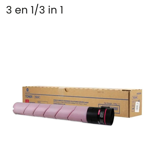 Rosy Brown Konica Minolta TN-324M (A8DA330) OEM Magenta Toner 26K