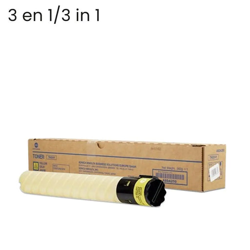 Tan Konica Minolta TN-324Y (A8DA230) OEM Yellow Toner 26K