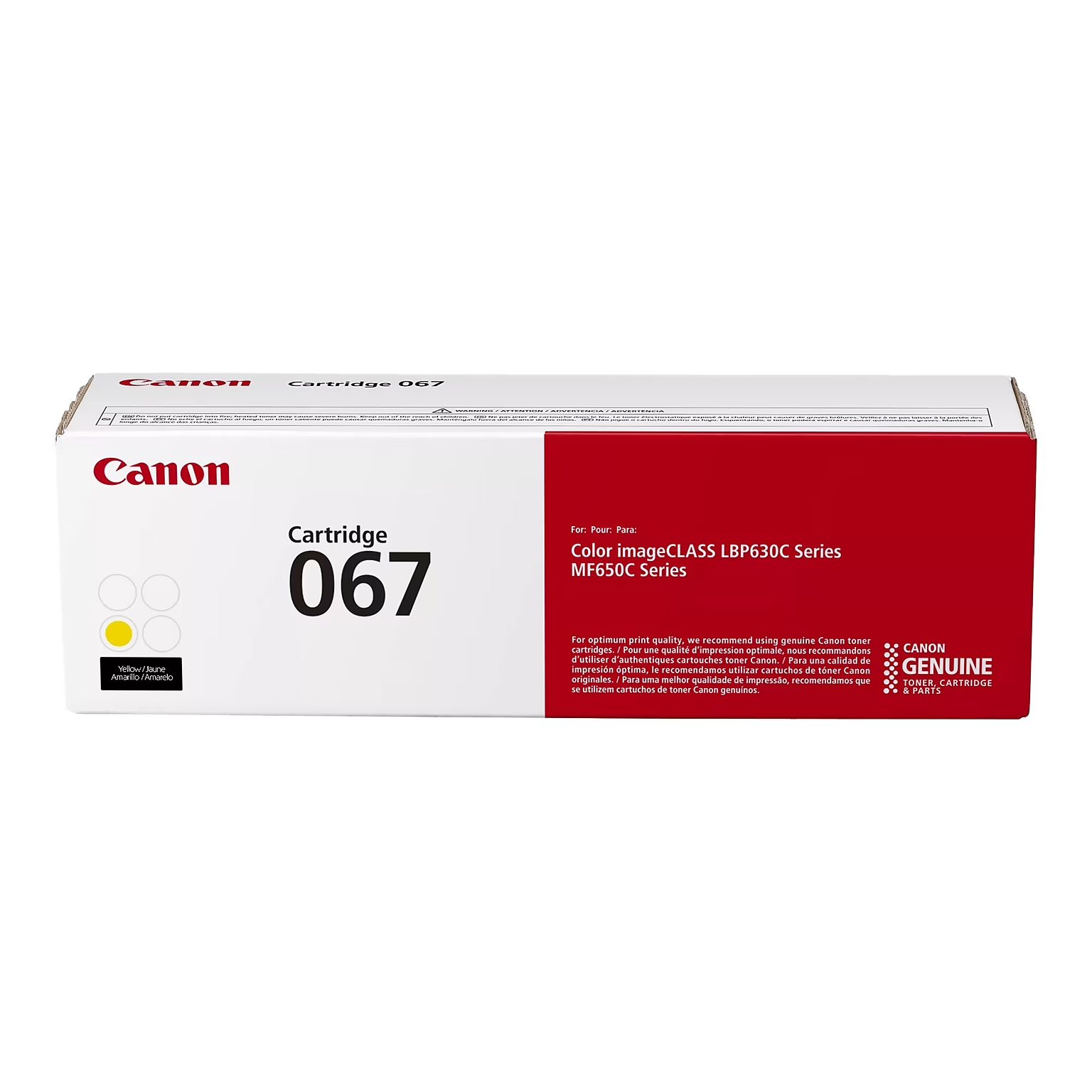 Canon 067 Yellow Standard Yield Toner Cartridge (5099C001) - Vonex