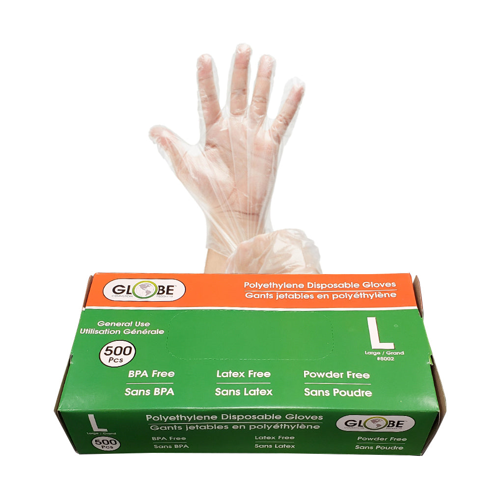 Polyethylene Gloves Powder Free - Large (box of 500) - Vonex