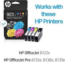 HP 923 CMYK Ink Cartridge 4-Pack – – Inkjets – HP Canada