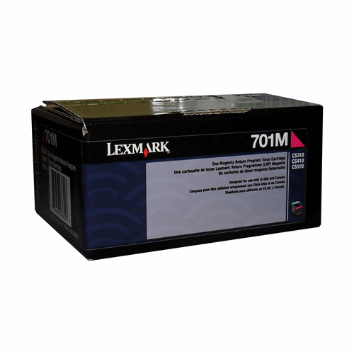 70C10M0 Lexmark CS/CX310,410,510 Magenta Return Program 1K Toner Cartridge - Vonex