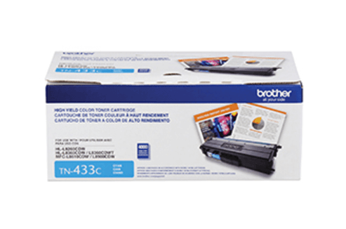 Brother TN433C Cyan Toner Cartridge, High Yield - Vonex