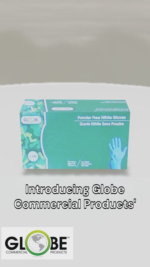 Dark Slate Gray Nitrile Gloves Powder Free 3mil Sky Blue - Large ( box of 100)