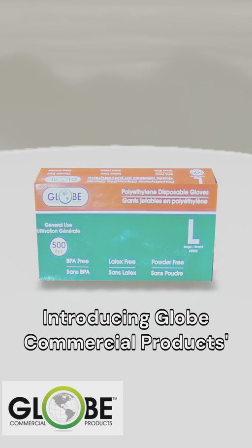 Tan Polyethylene Gloves Powder Free - Large (box of 500)