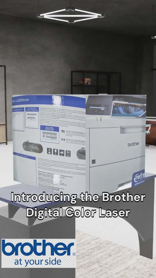 Light Gray Brother Digital Colour Printer- vonex