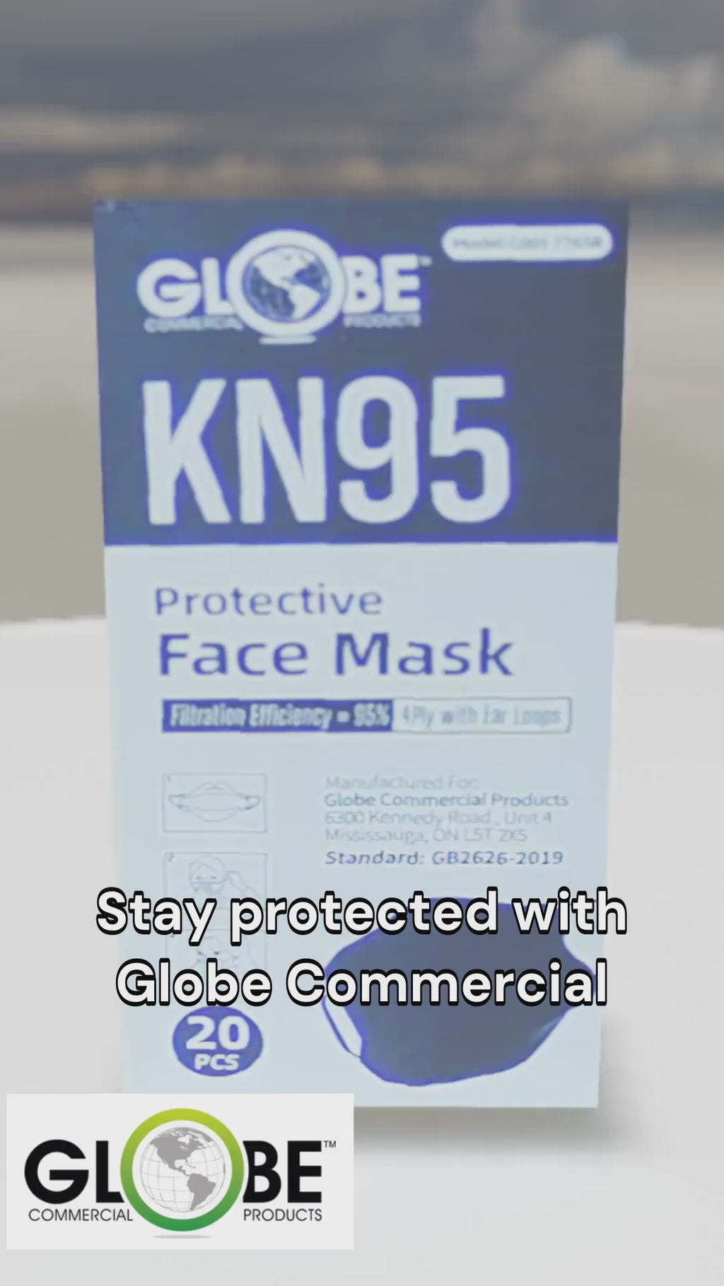 Dark Slate Gray KN95 Formfitting Masks Black (box of 20)- vonex
