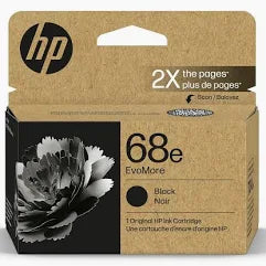 HP 68e EvoMore Black Original Ink Cartridge – – Inkjets – HP Canada
