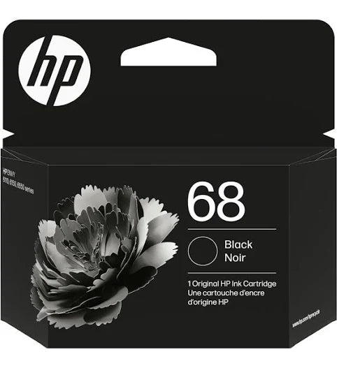 HP 68 Black Ink Cartridge – Genuine Printer Refill – – Inkjets – HP Canada